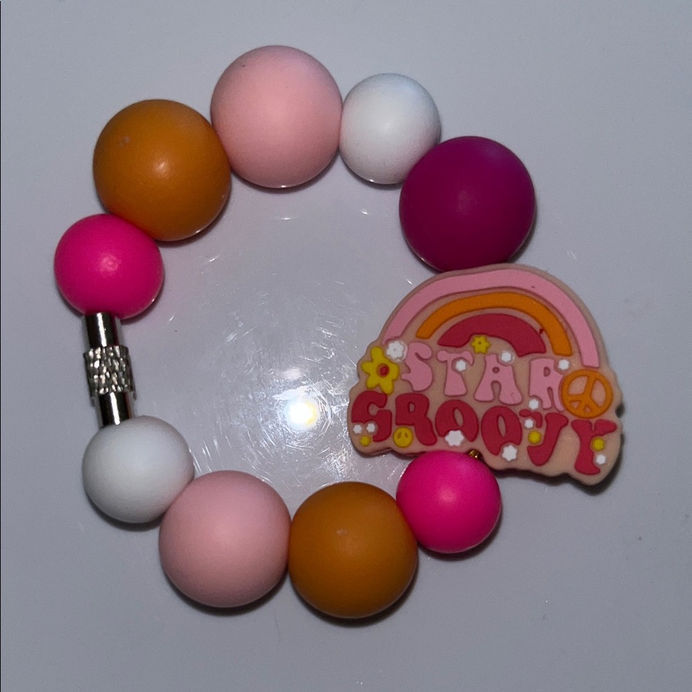 Colorful Kids Bracelet with Star Groovy Charm